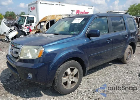 2011 Honda Pilot Ex-L z USA, uszkodzony, nr VIN 5FNYF4H5XBB072398